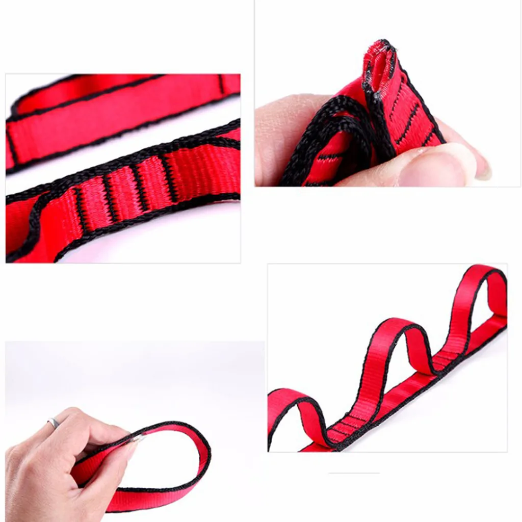 Йога-гамак ремень с удлинением с высокопрочным двухслойным поясом