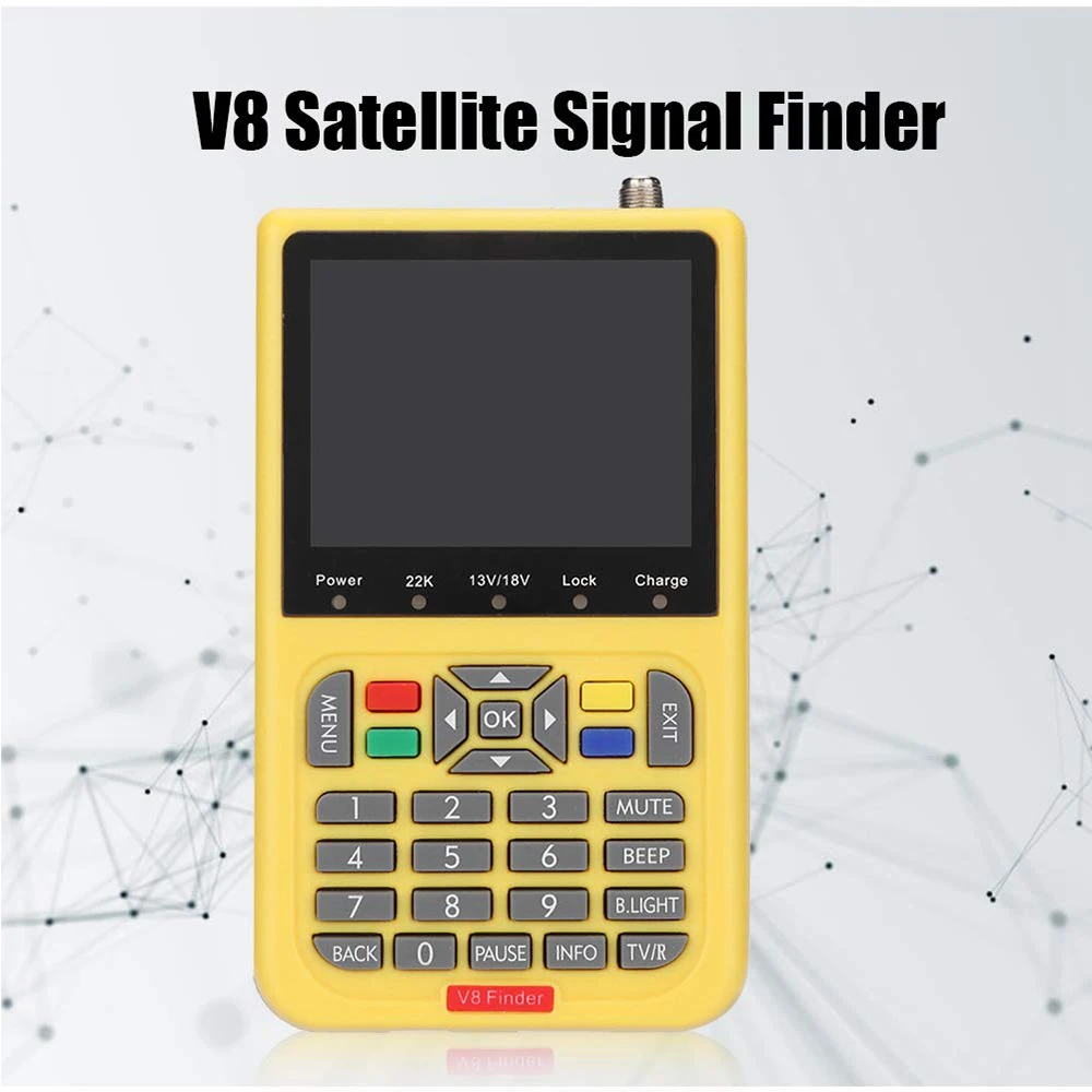 SATXTREM V8 Finder DVB-S2/S спутниковый Finder H.264 DVB S2 Satelite Finder Meter Full 1080P FTA Sat Finder для спутникового приемника