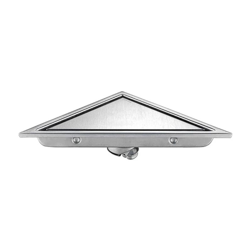 

Hidden Type Triangle Tile Insert Floor Waste Grates Shower Drain Stainless Steel