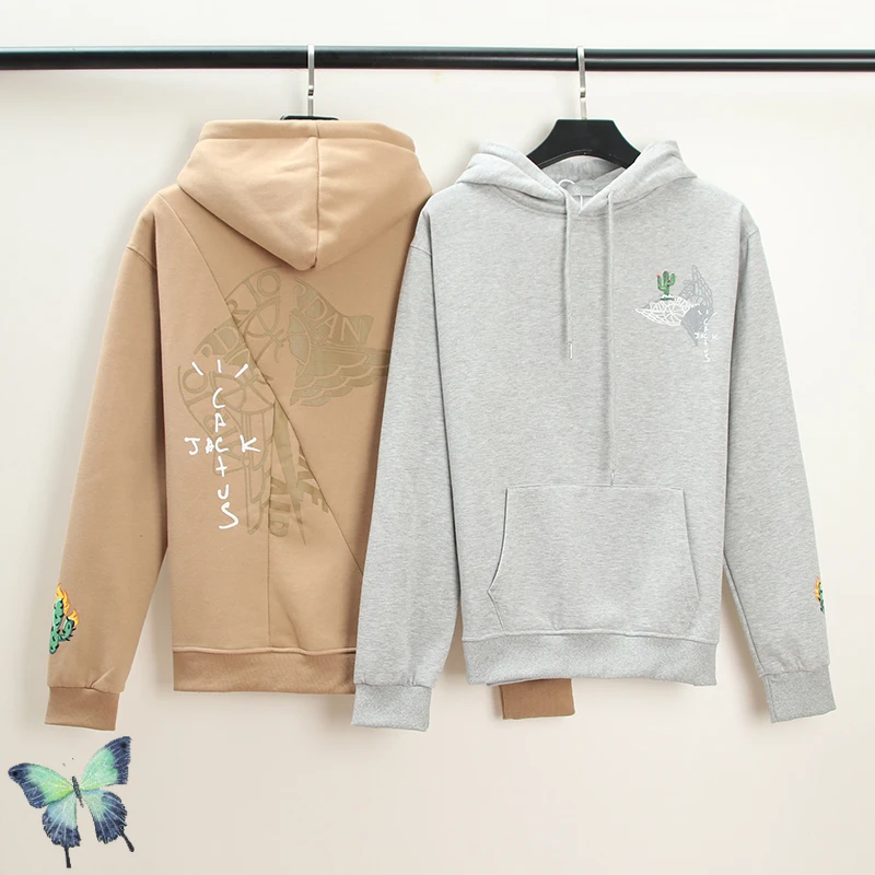 

Fleece Khaki Cactus Jack Travis Scott Hoodies Sweatshirts