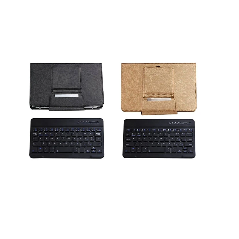 

2 комплекта чехол + Bluetooth клавиатура для Teclast P80 P80X P80H чехол на планшет 8 дюймов чехол флип чехол Подставка для планшета, черный и золотой