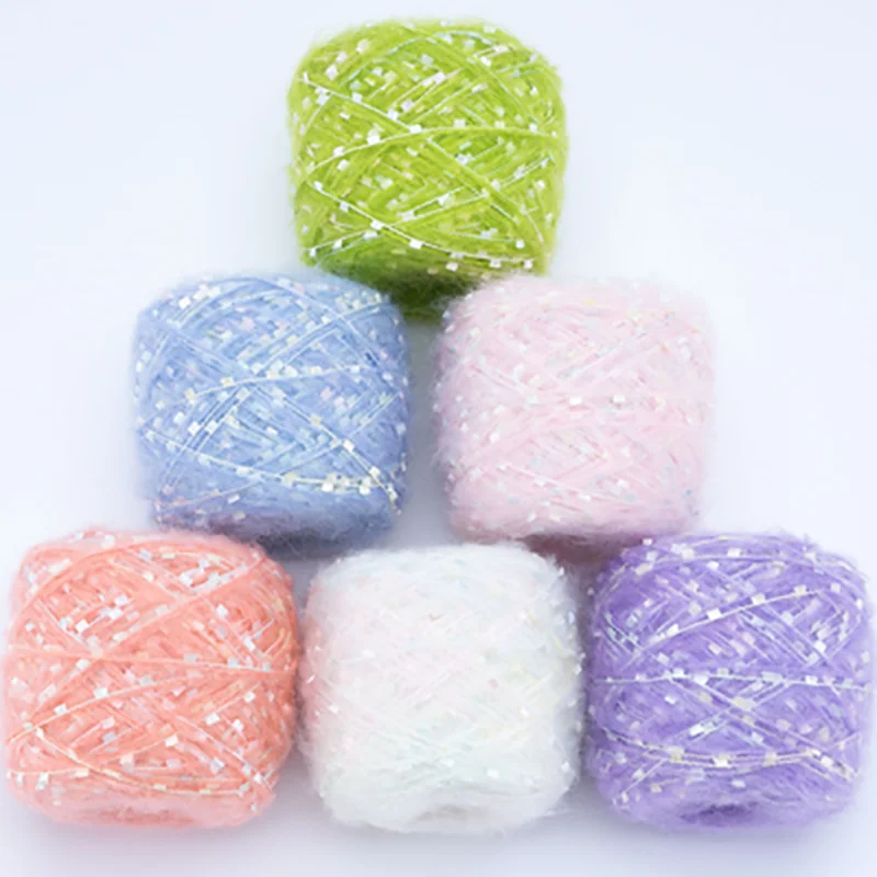 Мохеровая пряжа с импортными характеристиками 50 г Детская шерстяная для