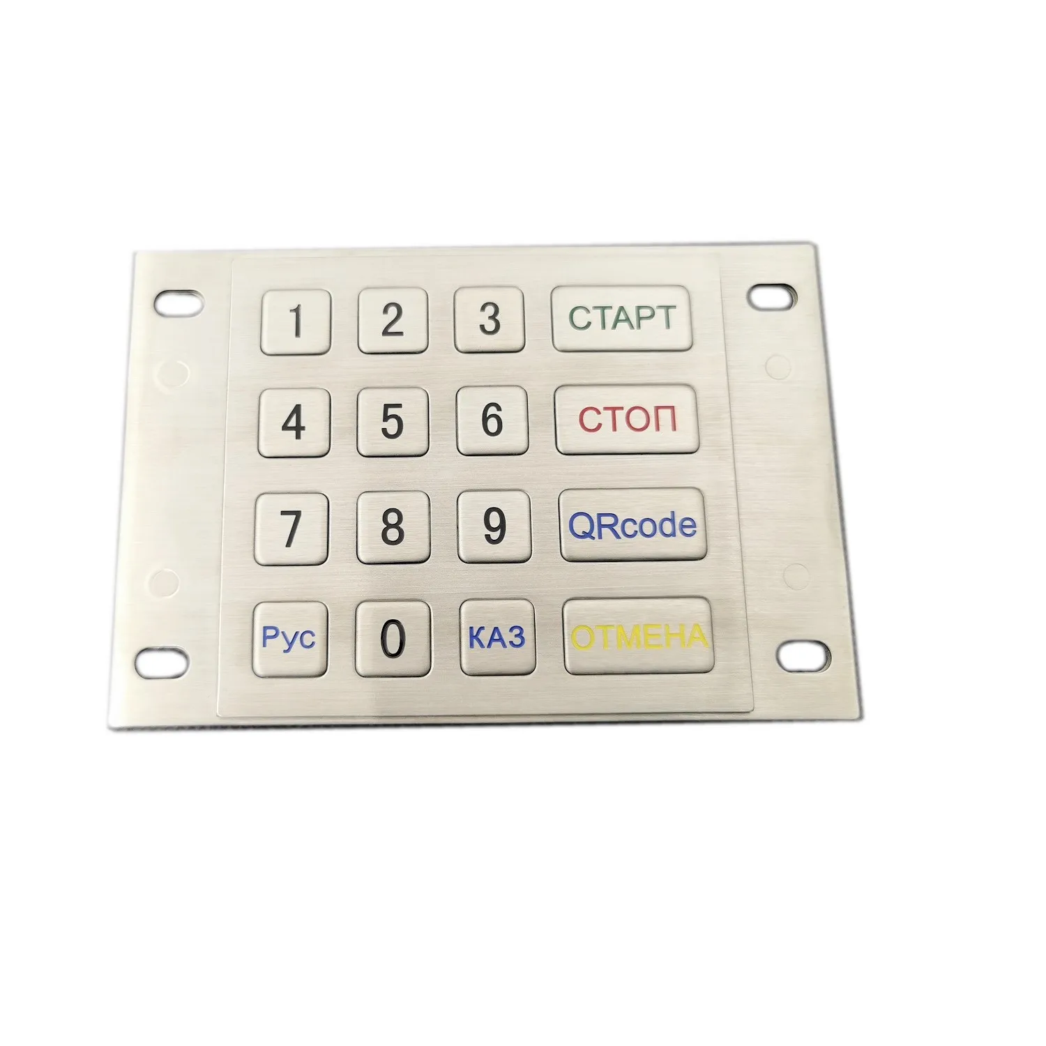 Пыленепроницаемая Usb металлическая клавиатура с матричным портом 4x4