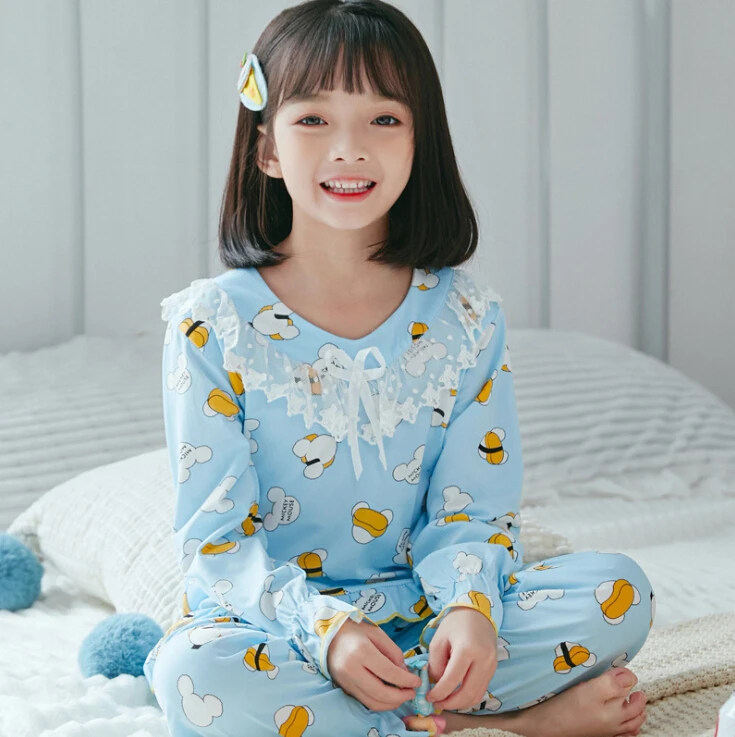 

Autumn Winter Baby Girls Clothes Pajamas Sets Boy Pyjamas Kids Homewear Cotton Nightwear Children's Indoor Clothing Pijamas Suit