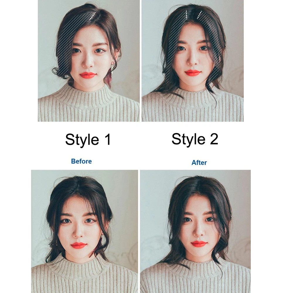 1 шт. красивые женские накладные передние волосы аксессуары для укладки волос