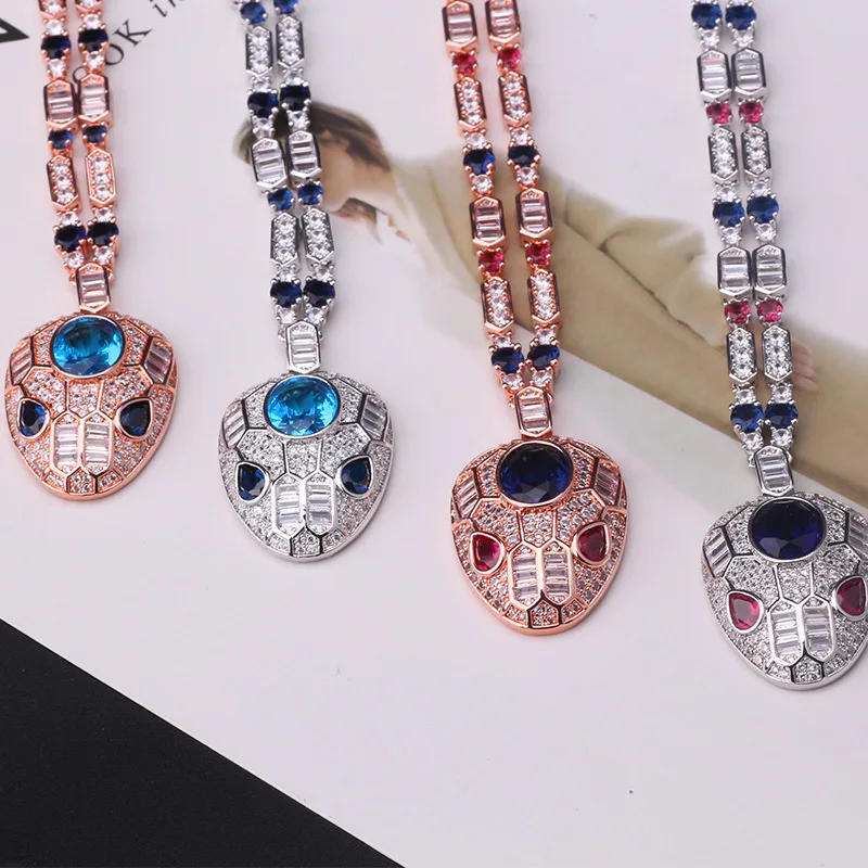 Модные ювелирные изделия кубический циркон кулон ожерелье вечерние для