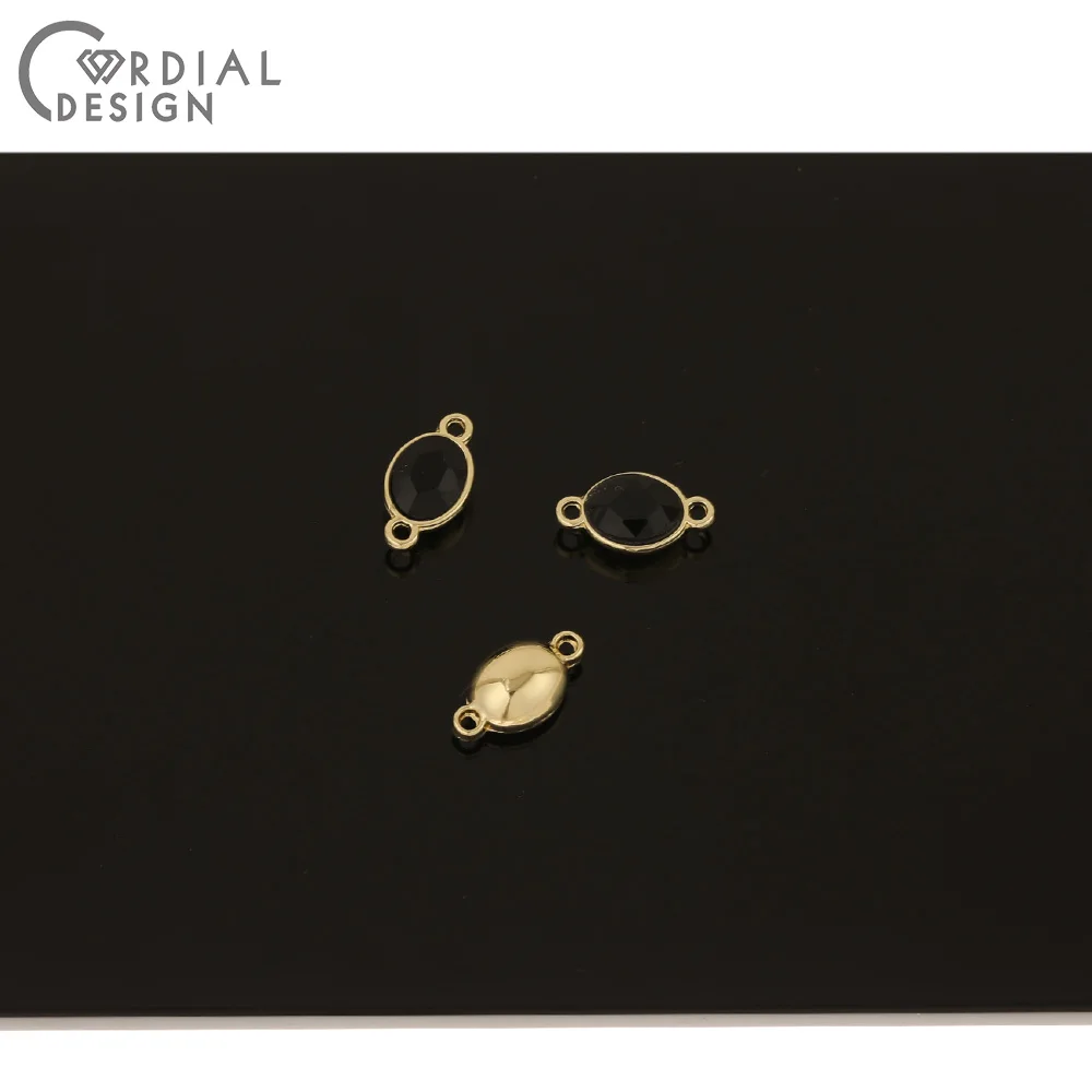 

Cordial Design 100Pcs Jewelry Accessories/Connectors For Earrings/Hand Made/DIY Rhinestone Making/Jewelry Findings & Components