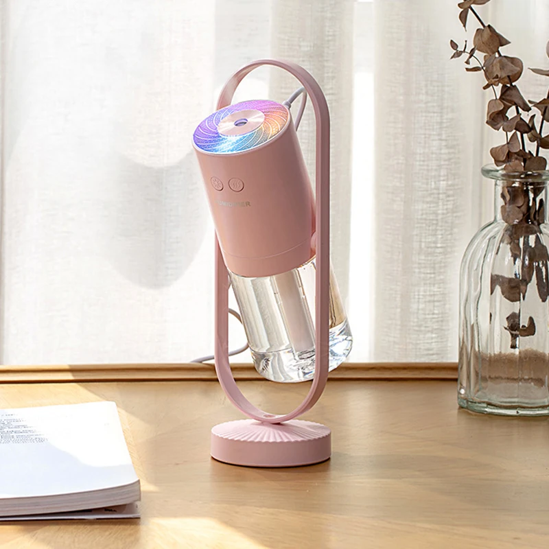 Увлажнитель воздуха ультразвуковой для эфирных масел 7 цветов вращение на 360