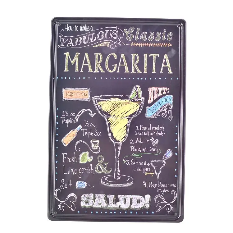 Shots велосипед мартини Mojito 3D винтажный металл с тиснением оловянные знаки бар паб кафе Декор тарелки настенные наклейки для уборной железной живописи