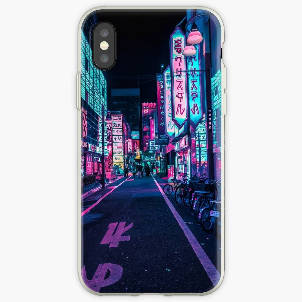 Мягкий неоновый чехол для iPhone 7, 8, 6, 6s Plus, 5S, 4, силиконовый прозрачный чехол для iPhone X, Xs, 11 Pro, Max, XR