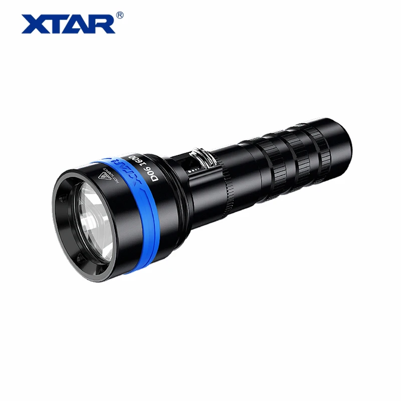 XTAR D06 1600 Cree XHP35 светодиодный вспышка для подводного погружения и светильник 18650 16340