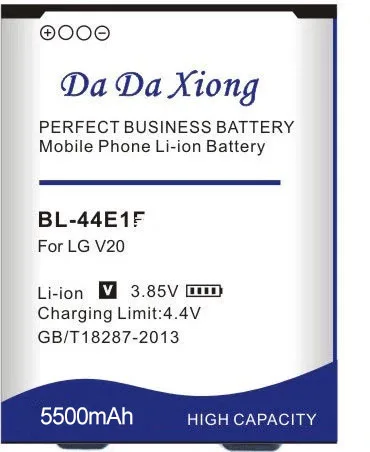 DaDaXiong 5500mAh BL-44E1F BL44E1F Аккумулятор для LG V20 VS995 US996 LS997 H990DS H910 H918 | Мобильные телефоны и