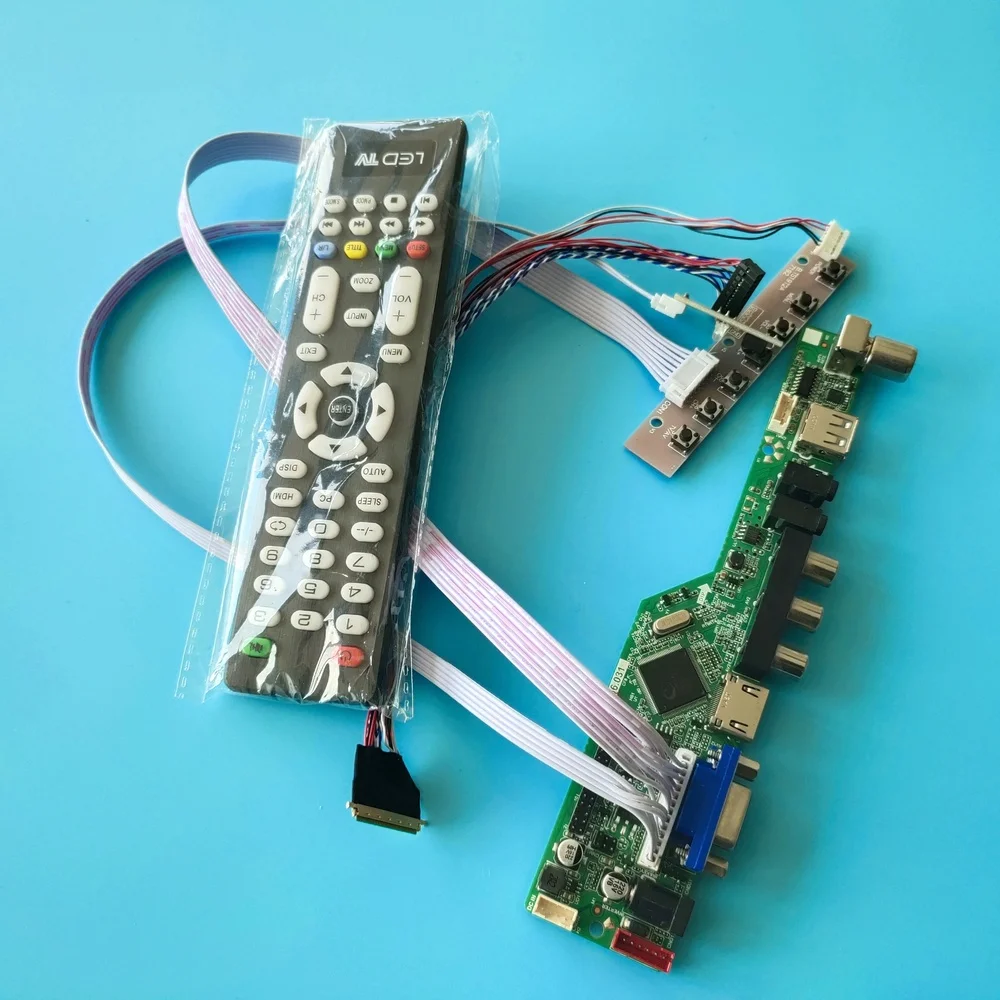 

kit for LP156WH2(TL)(QB) LCD LED USB HDMI Panel Screen Controller driver board VGA remote TV AV 1366X768 15.6" 40pin LVDS