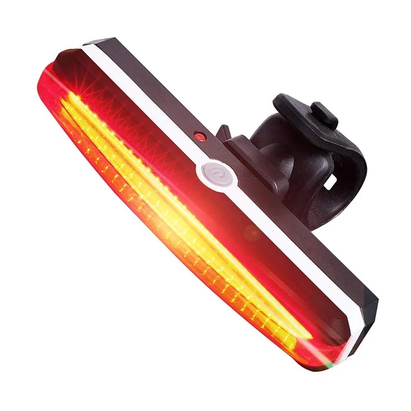 USB Перезаряжаемые для велосипеда задний Светильник Велоспорт Светодиодный
