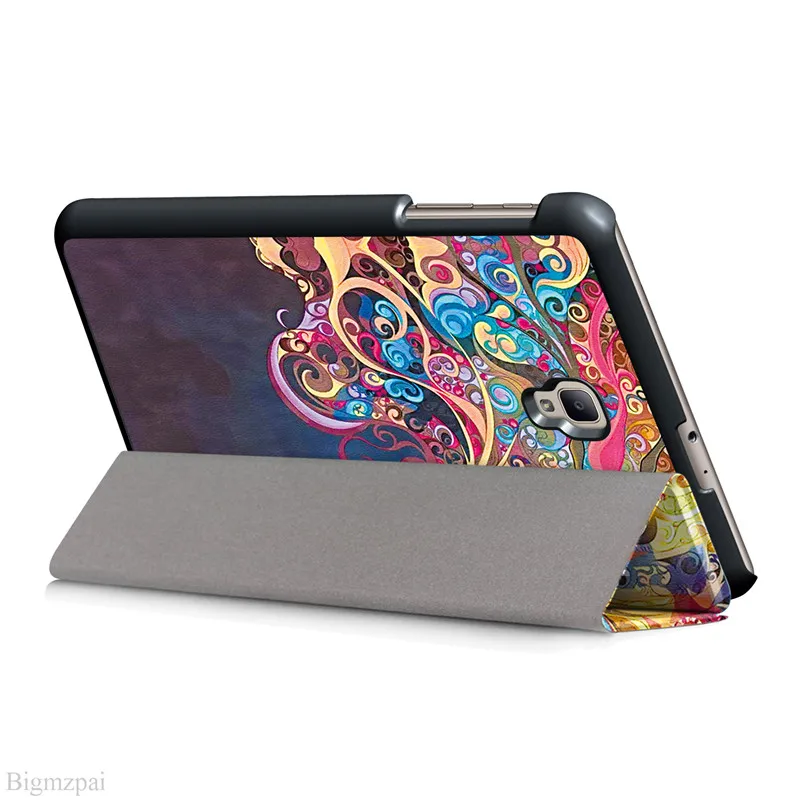 Новинка 2017 цветной чехол из искусственной кожи с 3D принтом для Samsung Galaxy Tab A 8 0 T380 T385