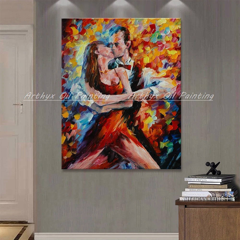 Ручная роспись для любителей латиноамериканских танцев рельефная палитра нож