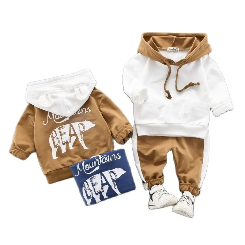 Весенне-Осенние костюмы для мальчиков и девочек новинка 2021 Повседневный пуловер