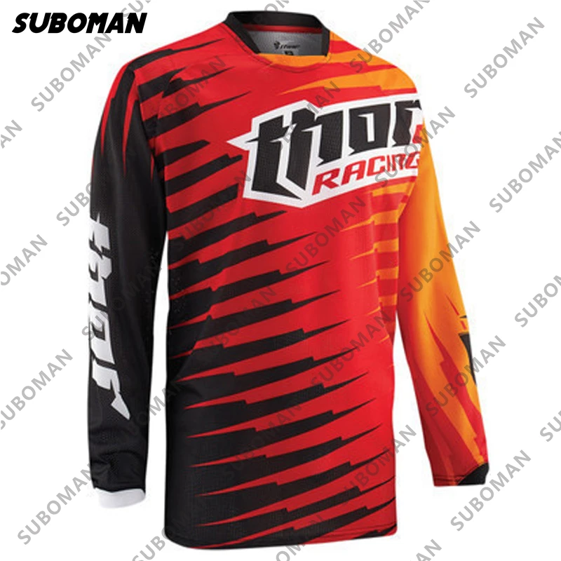 

Thor mtb poc bmx TDirt Bike Jersey Cycling Motorcycle long Shirt Bicycle Jersey Off Road Wear Clothing MTB jersey downhill Tops