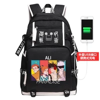 jujutsu kaisen anime backpack shoulder bags cosplay boys girls school bag satchel work leisure bag fashion bags
