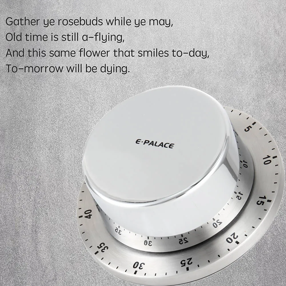 

Kitchen Cooking Timer With Magnet Manual Loud Alarm Sound Home Baking Washing Mechanical 60 Minutes Countdown Timers DFDS889