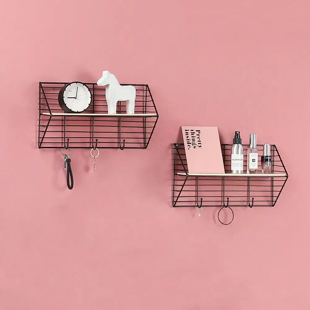 Скандинавские кованые перегородки настенная полка крепкие прочные украшения