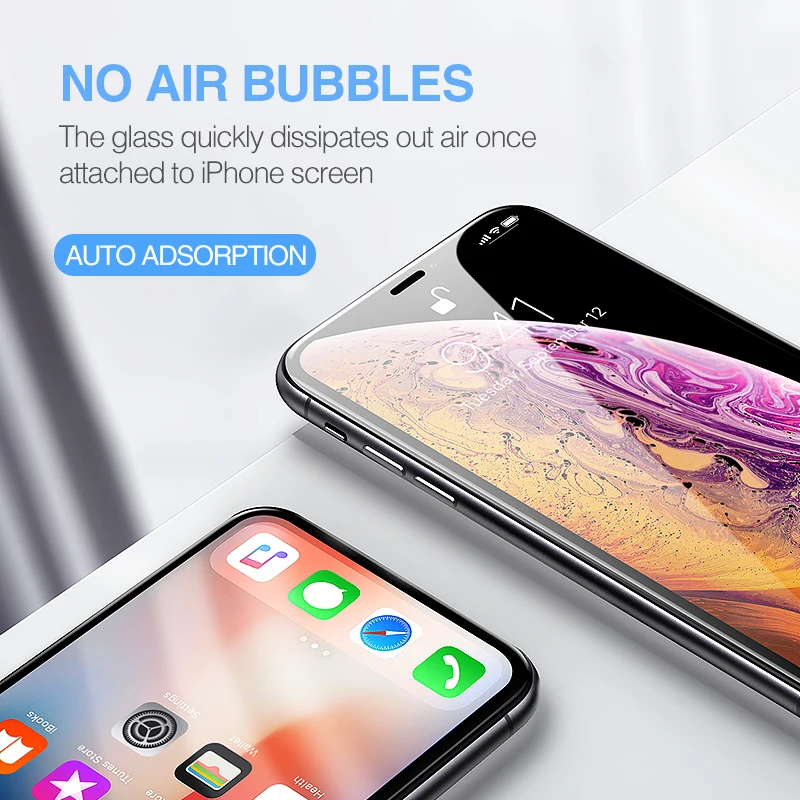 Gusima для iPhone 7 стекло на iPhone 7 6 8plus X 10 XS Max XR 9D закаленное полноэкранное защитное стекло на iPhone 7