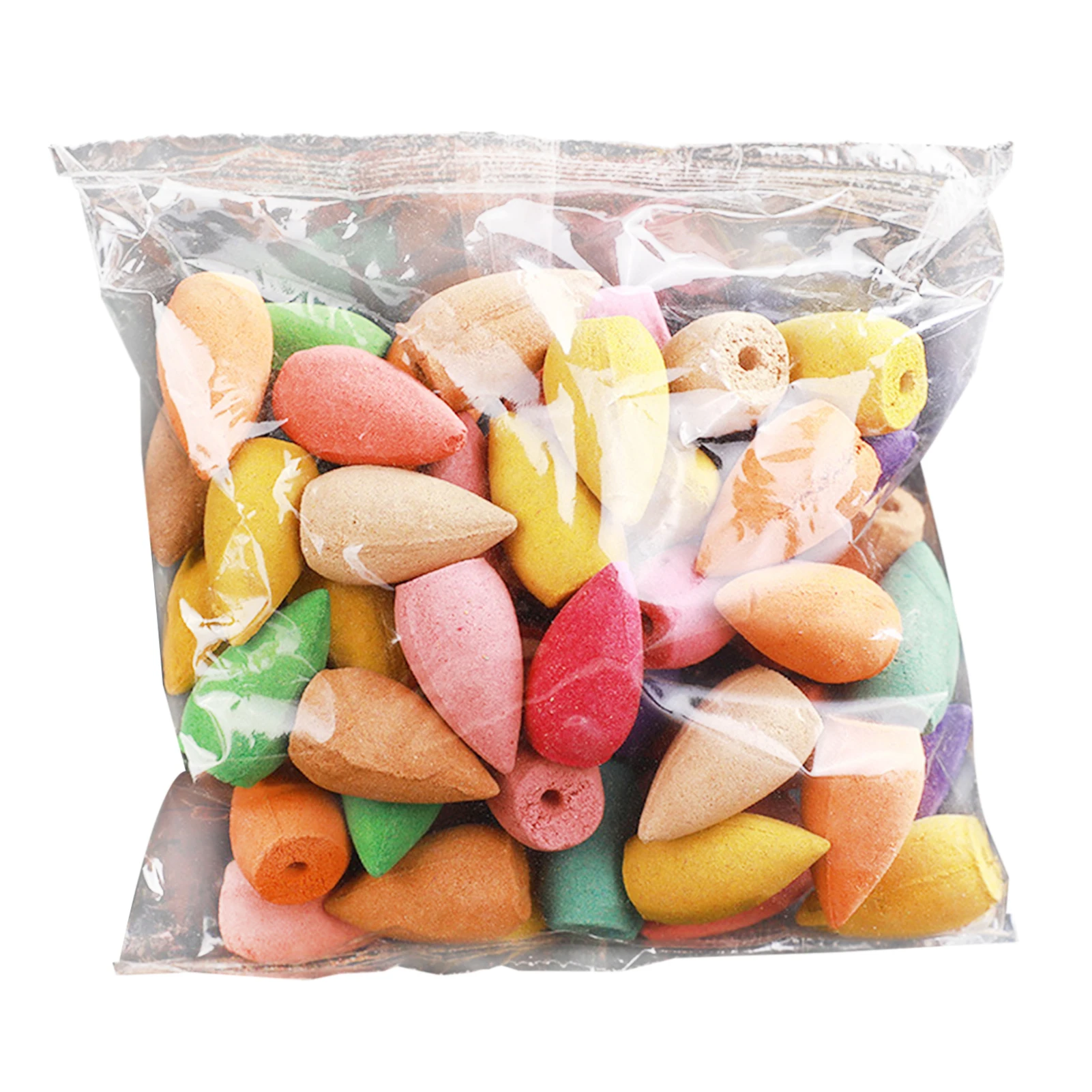 

600PCS Natural Sandalwood Backflow Incense Colorful Indoor Tower Zen Incense Aroma Air Purify Freshener Cone Home Supply