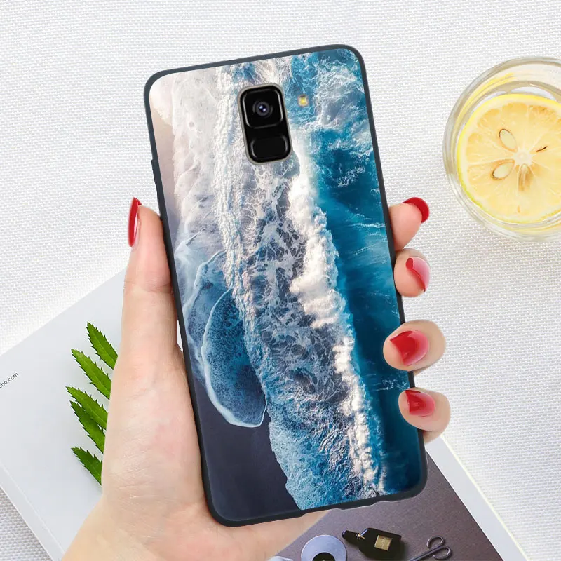 X28 Для samsung Galaxy A5 A6 A7 A8 плюс для задней панели телефона для samsung A6 A8 плюс чехол бампер - Цвет: X28
