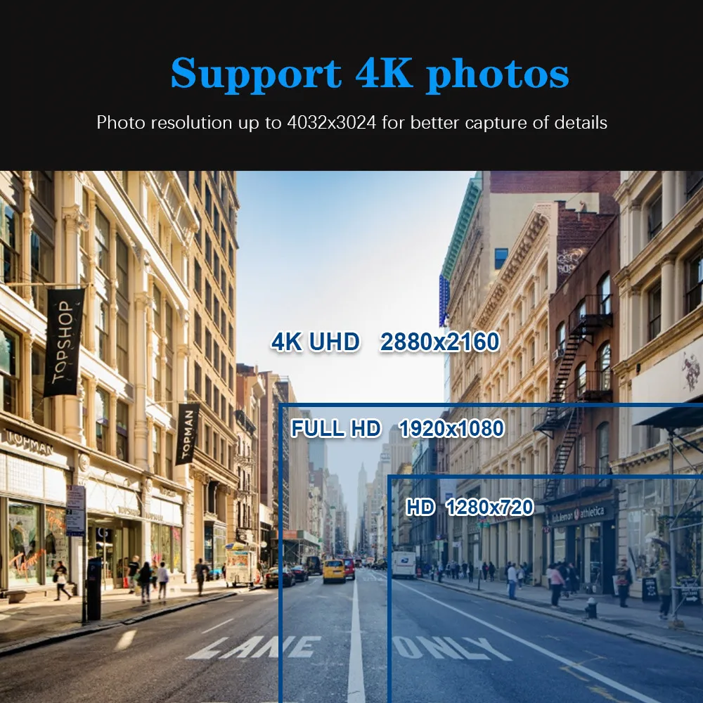 3 0 дюймовый 2K передний 1440P full HD Автомобильный видеорегистратор задний 1080P