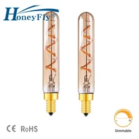 honeyfly 2pcs led t20 dimmable tube ac e14 220v e12 110v 2w spot light 120mmlong bbulb flute tube warm white