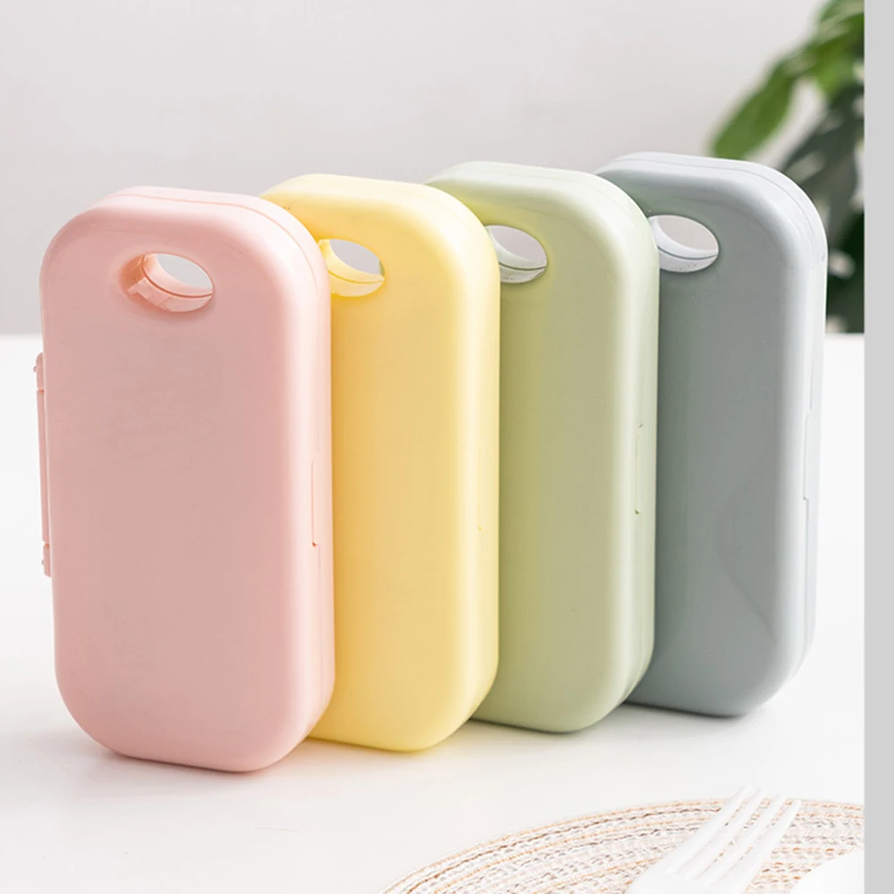 3 And 1 Cutlery Set Travel Camping Tableware Reusable Portable Collapsible Spoon Fork Chopsticks Carrying Case | Дом и сад
