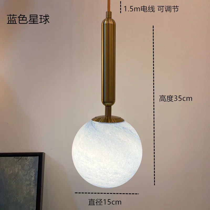 

nordic led glass ball hanglamp monkey lamp lustre pendente chandelier kitchen dining bar dining room living room