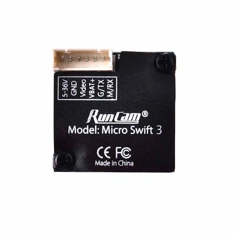 Мини-камера Runcam Micro Swift 3 V2 4:3 600TVLC сменные детали для гоночного дрона | Игрушки и