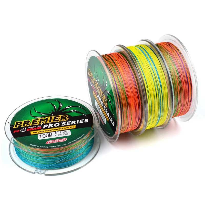 Новейшее поступление 100м плетеная рыболовная проволока PE леска супер прочная