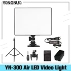 Светодиодная камера YONGNUO YN300 Air для видеосъемки с регулируемой цветовой температурой 3200K-5500K для цифровых зеркальных камер Canon Nikon Sony