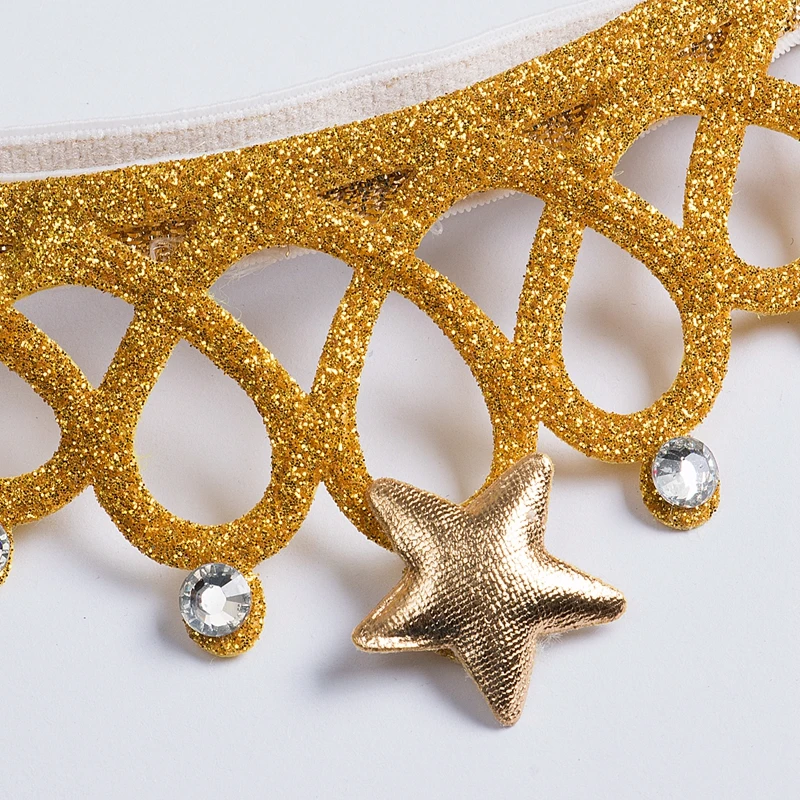 Детская Корона повязка на голову для маленьких девочек корона принцессы ободок