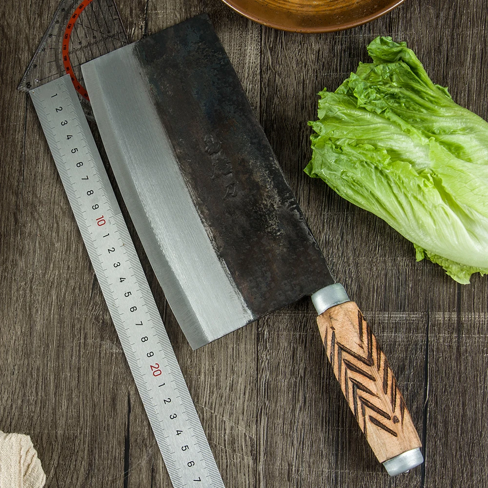 

Traditional Handicrafts Kitchen Knife Manual forging Chinese Chef's Meat Cleaver Butcher Knife Vegetable Cutter Kitchen Knife