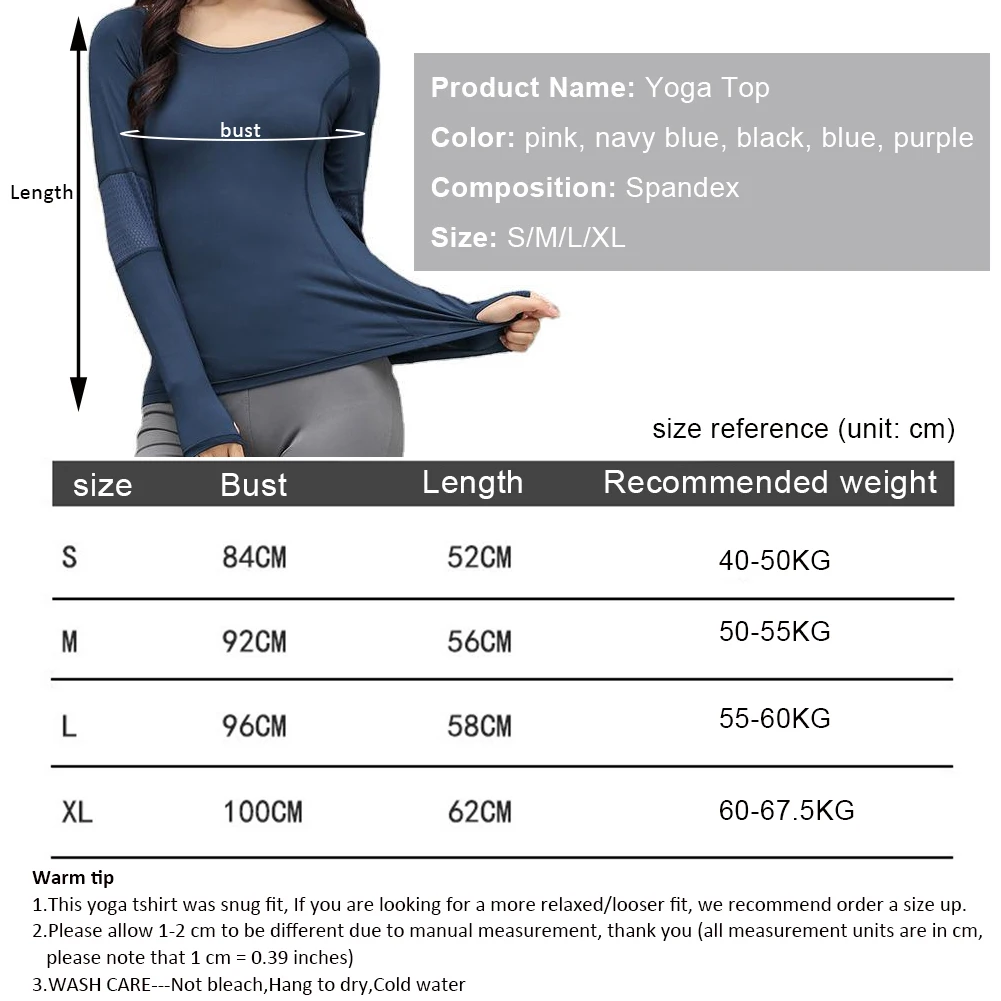 Women's Sports Wear For Fitness Running Jogging Seamless Long Sleeve Gym Woman Sport Shirt Yoga Top Female Workout Tops T-shirt | Спорт и