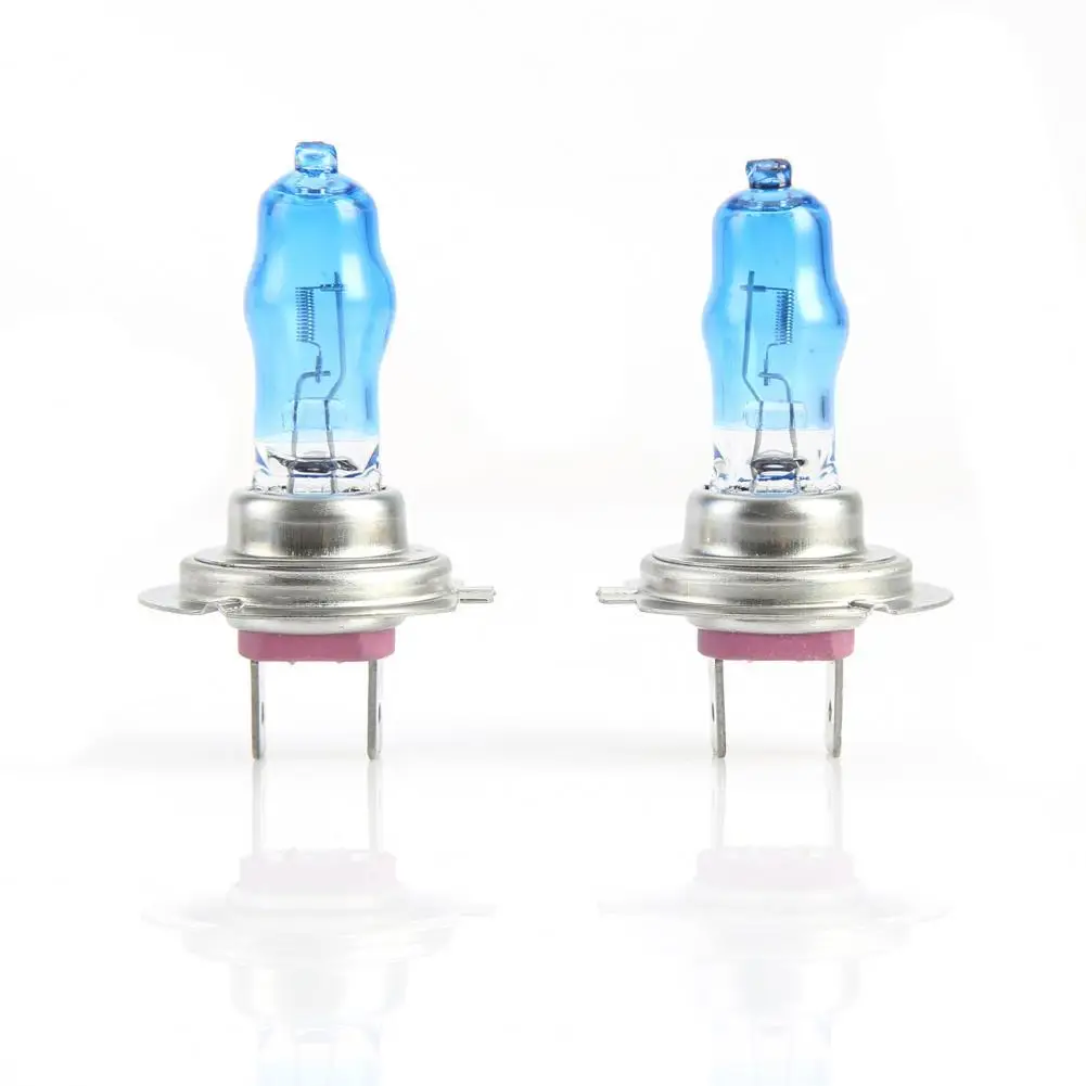 

2Pcs H7 12V 100W 6000K Halogen Lights Super Bright Universal White Car Headlight Bulb for Automobiles Trucks Vehicles Headlight