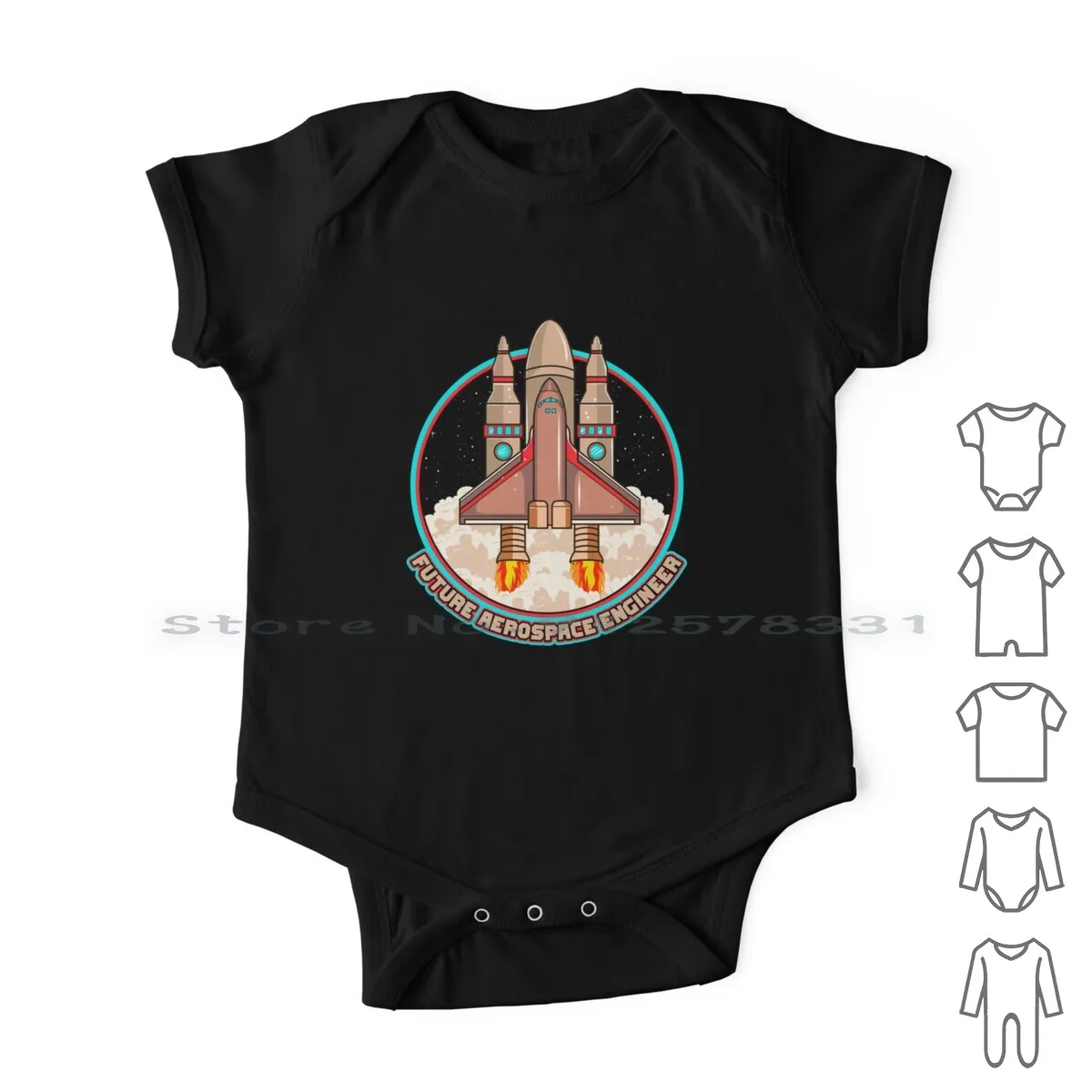 

Future Aerospace Engineer Spaceship Launch Newborn Baby Clothes Rompers Cotton Jumpsuits Future Aerospace Engineer Aerospace