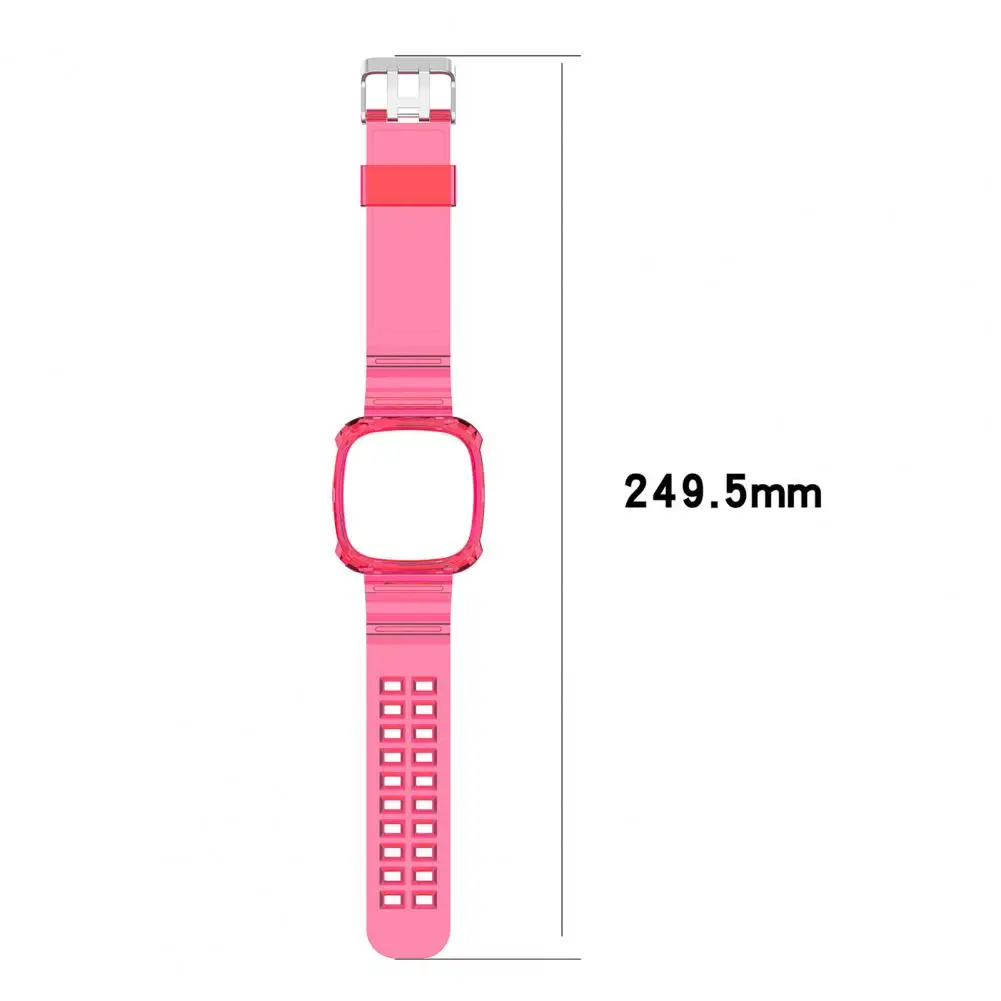 

Smart Watch Wristband Glacier Transparent Belt One-piece Strap for Versa3/Sense