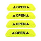 4 шт., светоотражающие предупреждающие лампы для дверей автомобиля