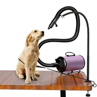 pet grooming hair dryer stand 360 degrees rotation with adjustable clamp cat dog bathing beauty hair blower support frame f6025