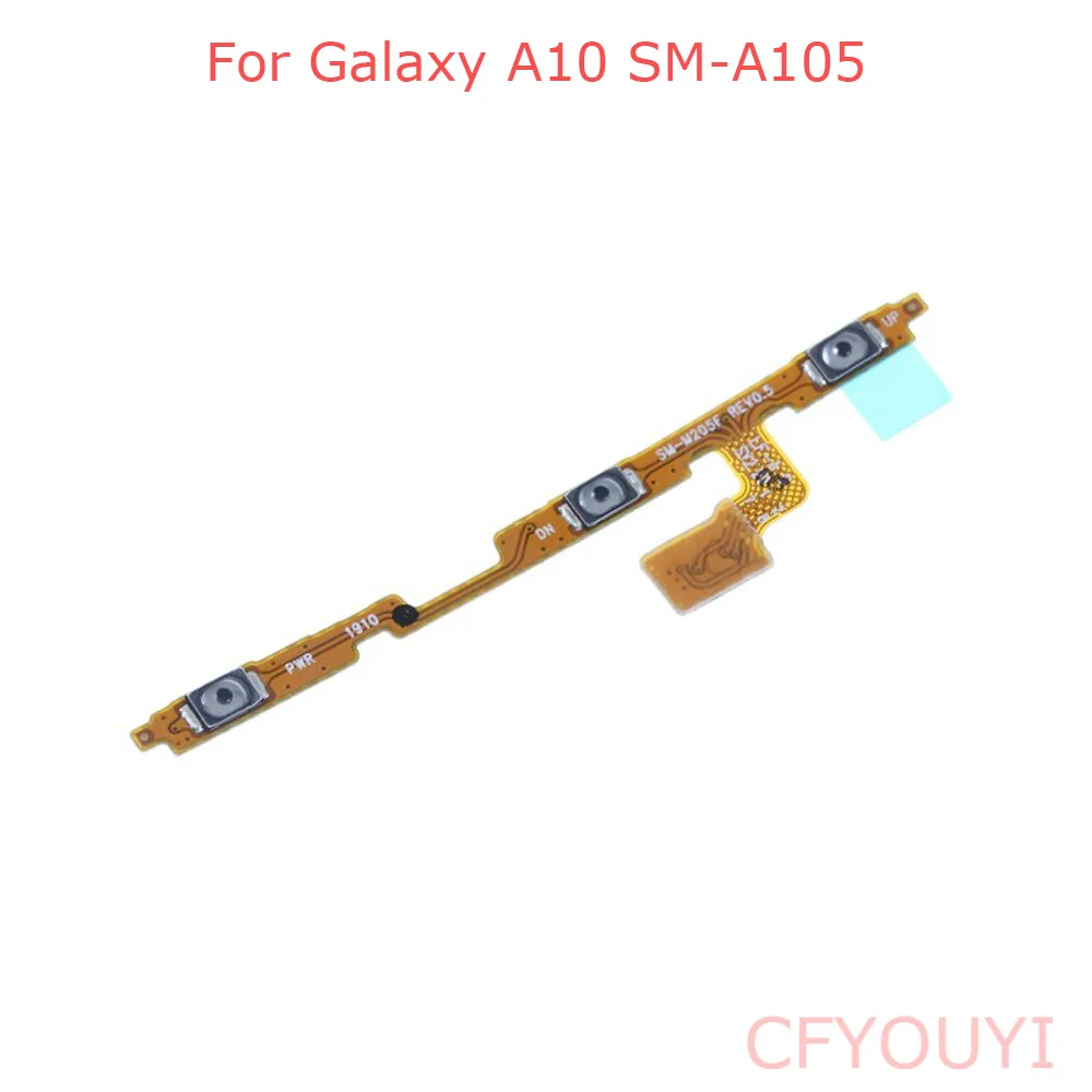 

10pcs/lot Power Volume Side Key Buttons Flex Cable Part For Samsung Galaxy A10 A105