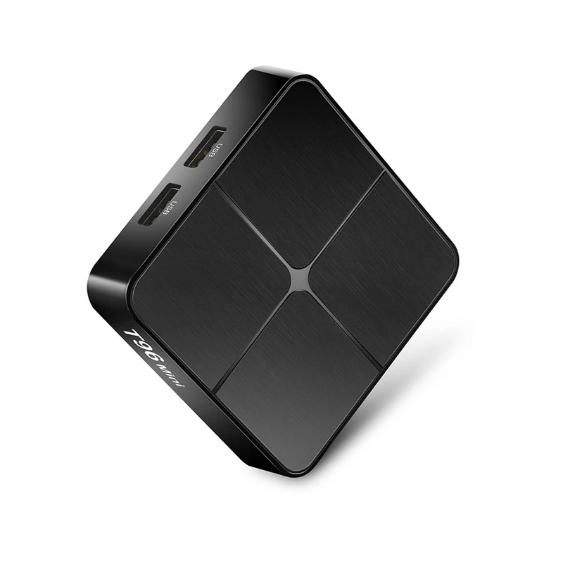 Мини ТВ приставка T96 Android 7 1 сетевой плеер 4K 2 4 ГГц Wi Fi медиаплеер TX3 (штепсельная