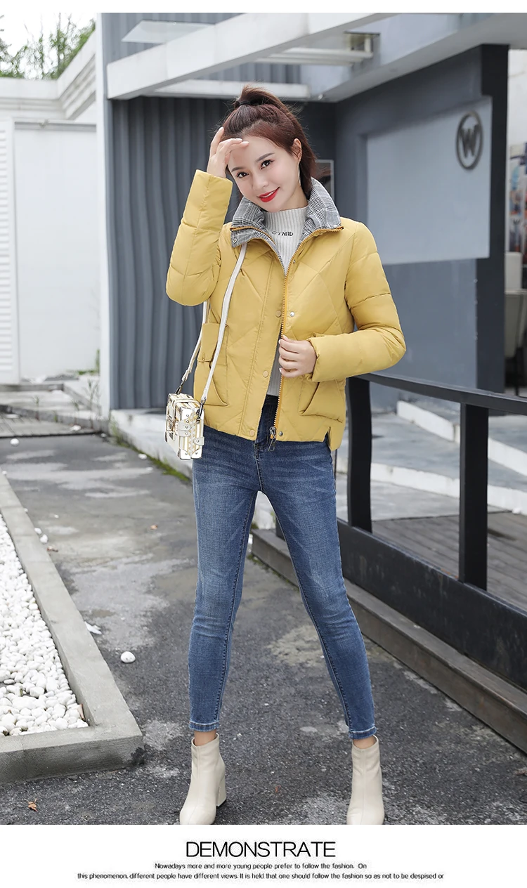 Tcyeek Winter Jacket Women Parkas Mujer Women's Down Cotton Jackets Feminine Hiver Warm Coat Fit Office Ladies Clothes 1986