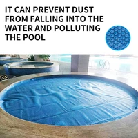 305cm round pool solar tarpaulin cover durable dustproof heat preservation cover heating insulation swim pool cover film