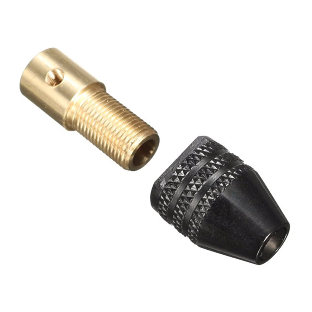 

Brass Center Shaft Small Three-jaw Head Electric Portable Home Tool Fixture Accessories Mini Drill Chuck Durable Clamp 0.3-3.5mm