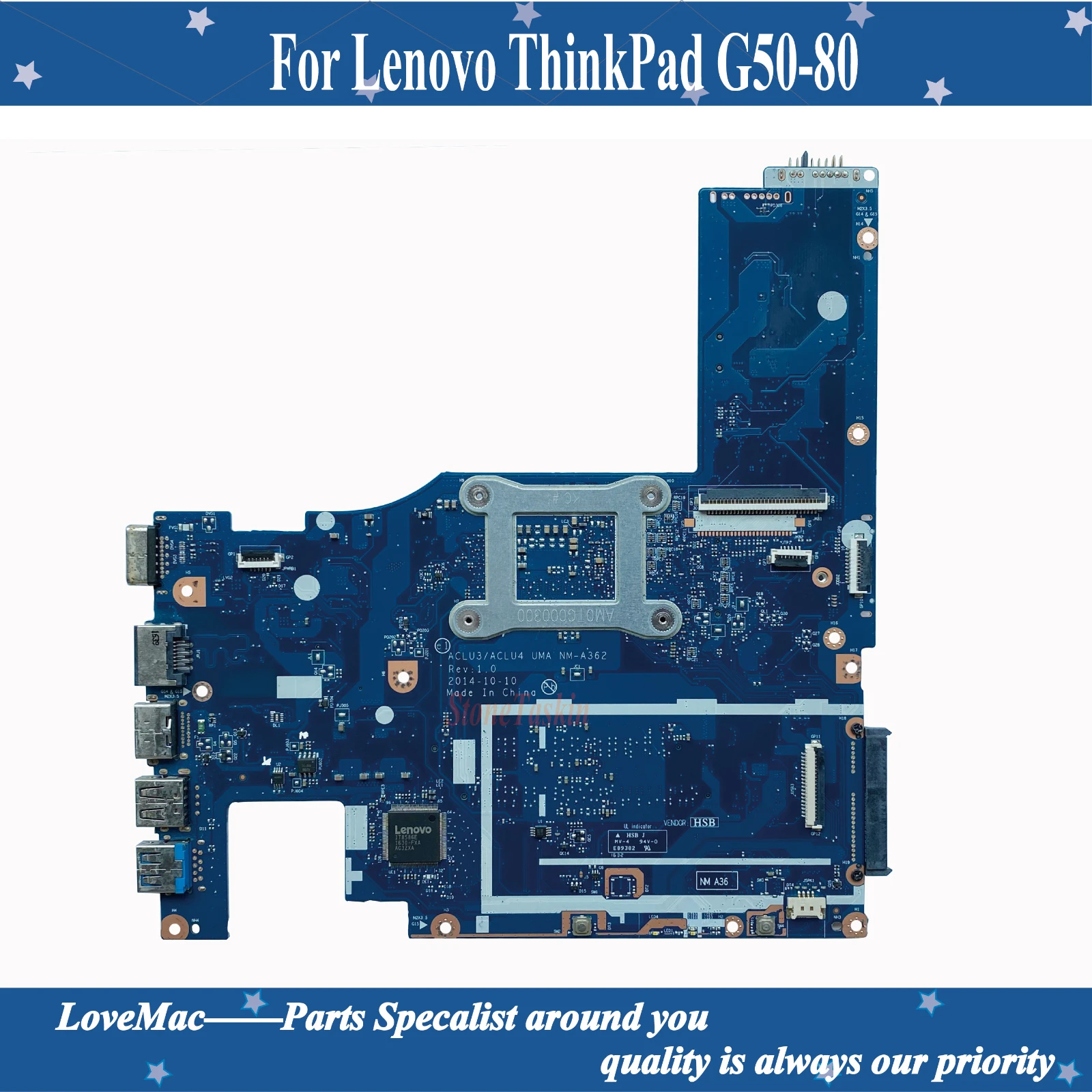 Высококачественная материнская плата FRU 5B20K62237 для Lenovo Ideapad G50 80 ноутбука ACLU3 ACLU4 UMA