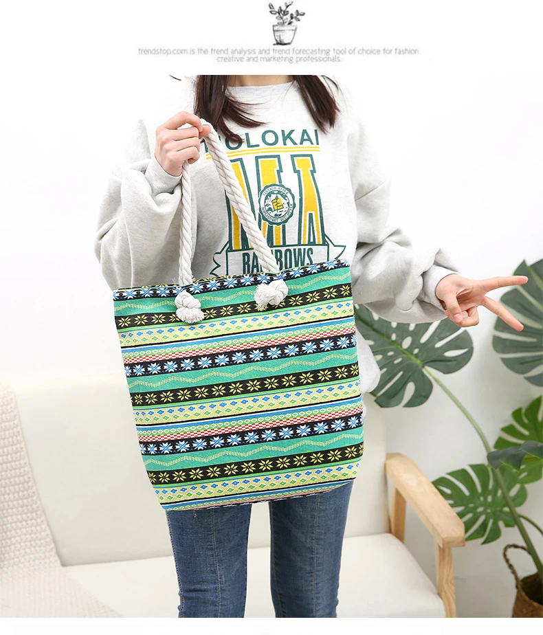 

Women Big Size Lovely Women Leisure Messenger Flower Printing Canvas Handbag Clutch Shoulder Bags